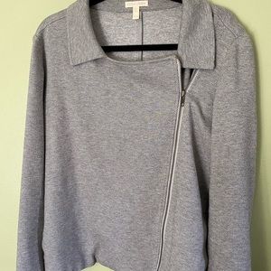 Eileen Fisher Organic Cotton Moto Jacket